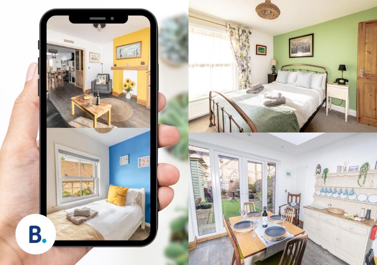 Stylish 2 Bedrooms Cosy & Bright Cottage, Pet Friendly, Sleeps 5, Titchfield Village - Summer Special Offer!! - By Blue Puffin Stays 외부 사진